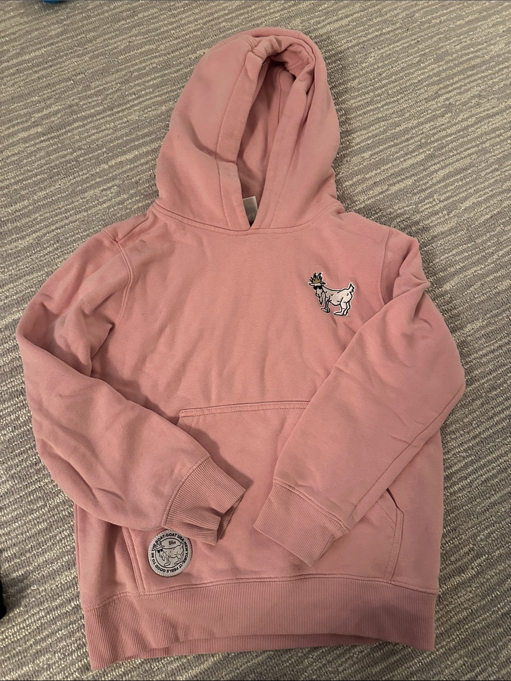 Kids Pink Goat USA Hoodie